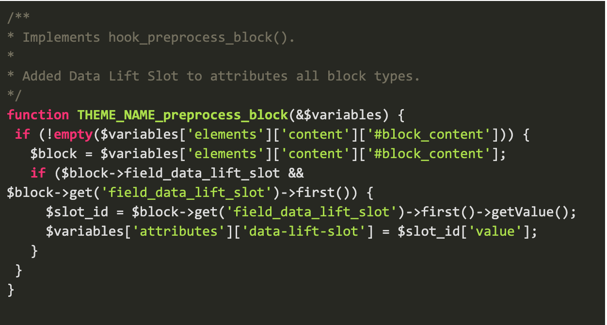Code on black screen