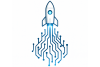 rocket launch with AI