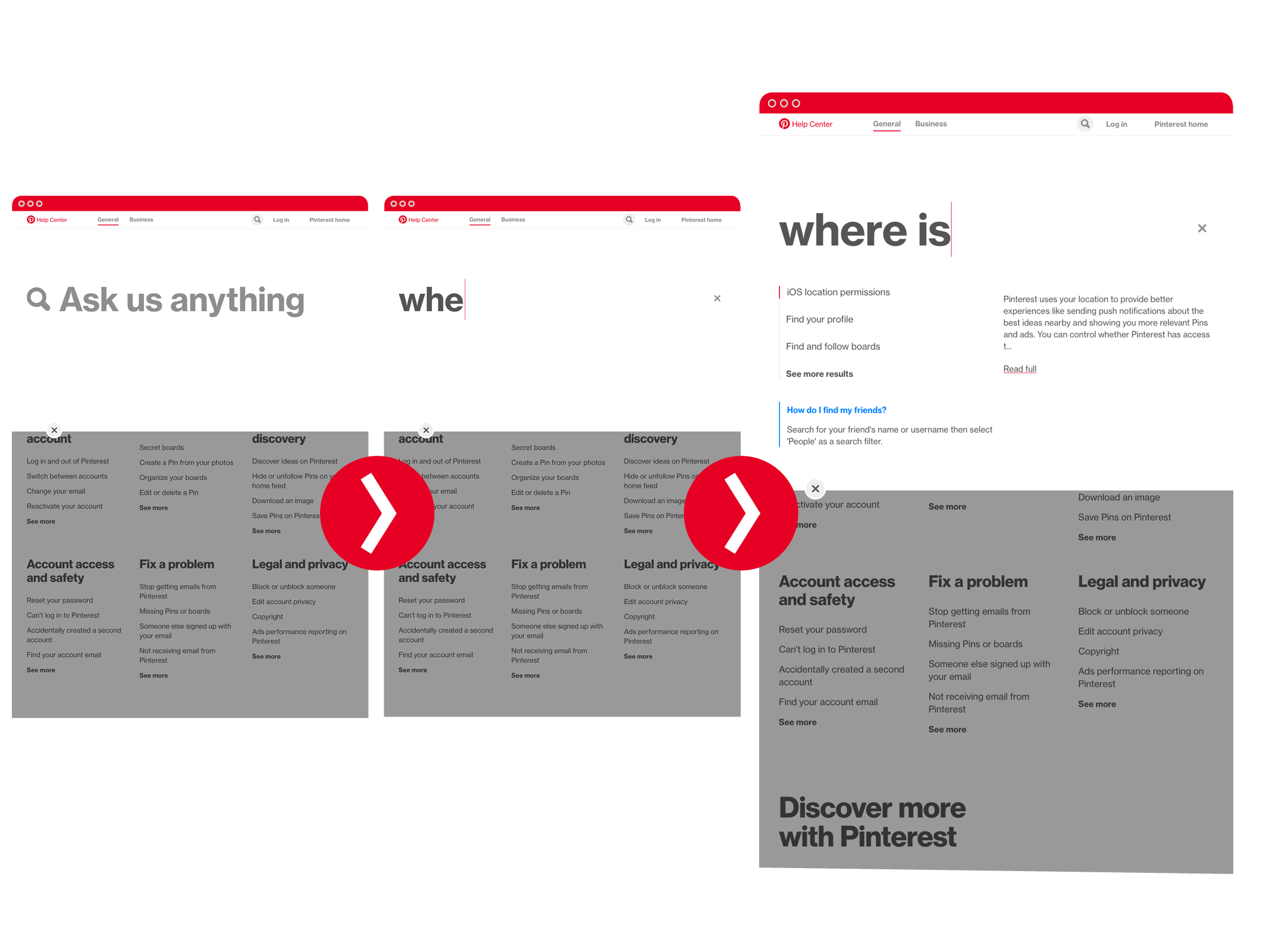 Pinterest Screenshots