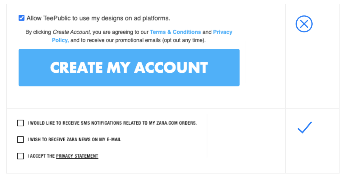 TeePublic vs Zara Example