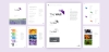 portfolio brandguide for Northwell, with color scheme and logo