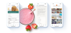 Ochsner Eat Fit Mobile Screens with a strawberry smoothie
