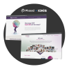 Ionis website mockups with Phase2 and Ionis Logos