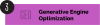 Purple box with the text Generative Engine Optimization