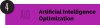 Purple box with the text Artificial Intelligence Optimization