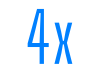 4x number