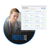 Woman doctor with Profile IQ and Profile IQ edit page