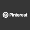 Pinterest logo gray box