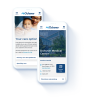 two mobile devices showing the MyOchsner app