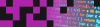 Code behind magenta pixelated design